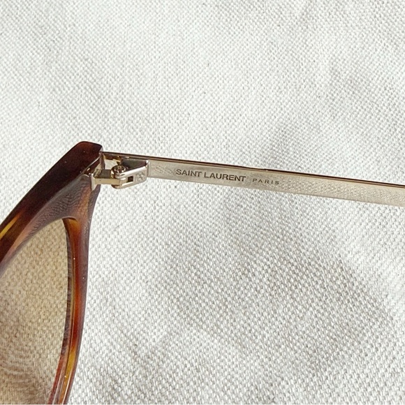 Saint Laurent Cat Eye Brown Havana Sunglasses main image 3